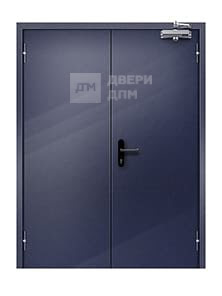Глухая двупольная ДПМ-02 EI-60 противопожарная дверь шумоизоляционная